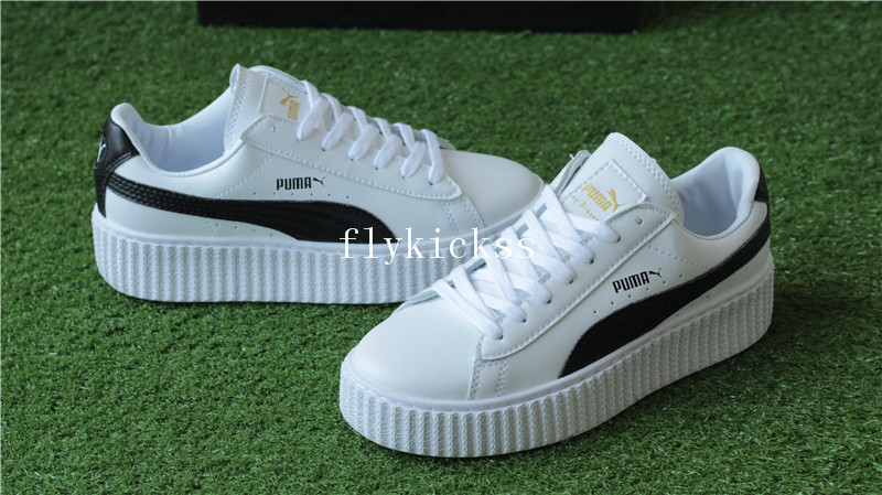 Puma Fenty Rihanna Creeper Low Leather White Black